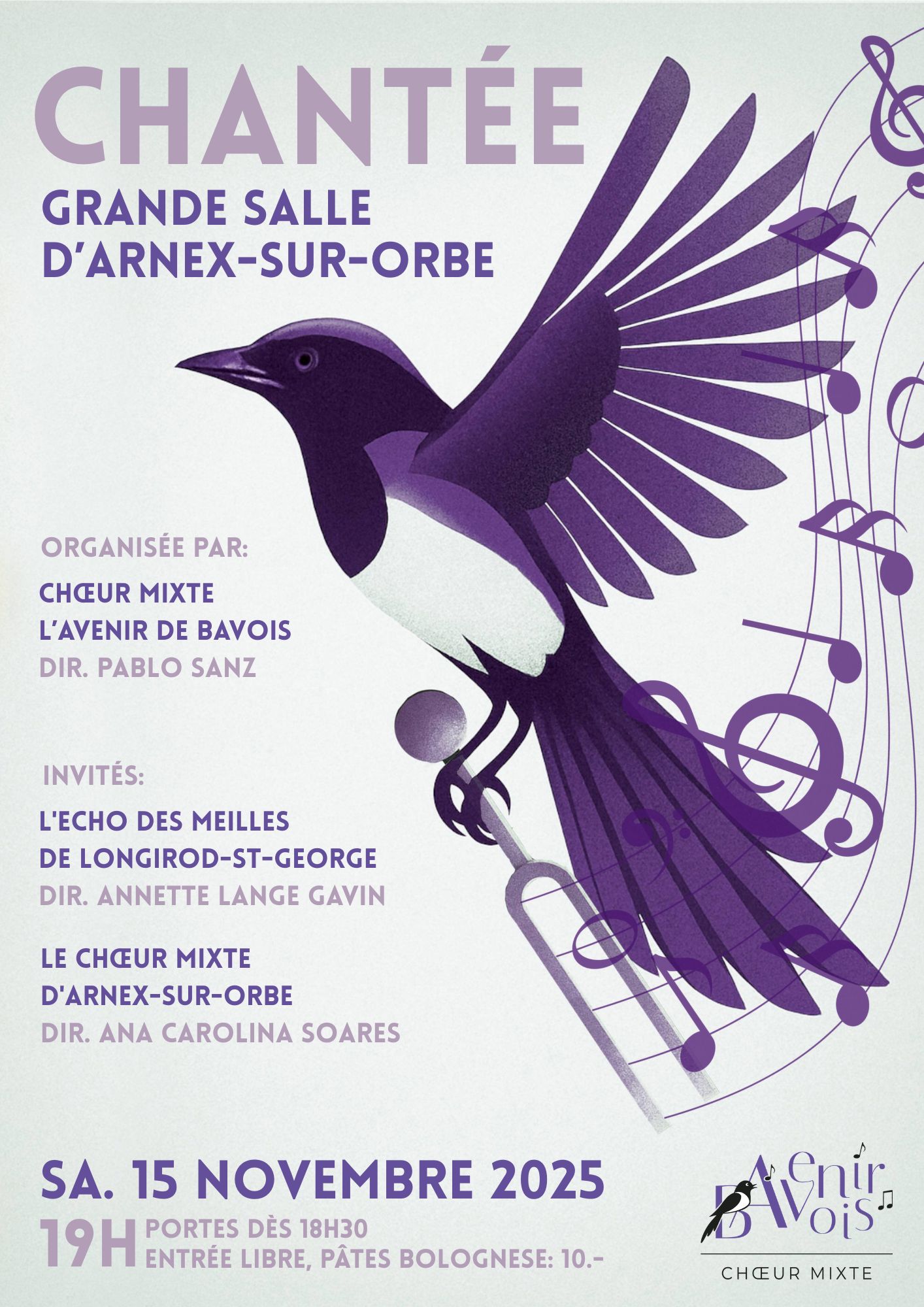 Affiche chantée 2025